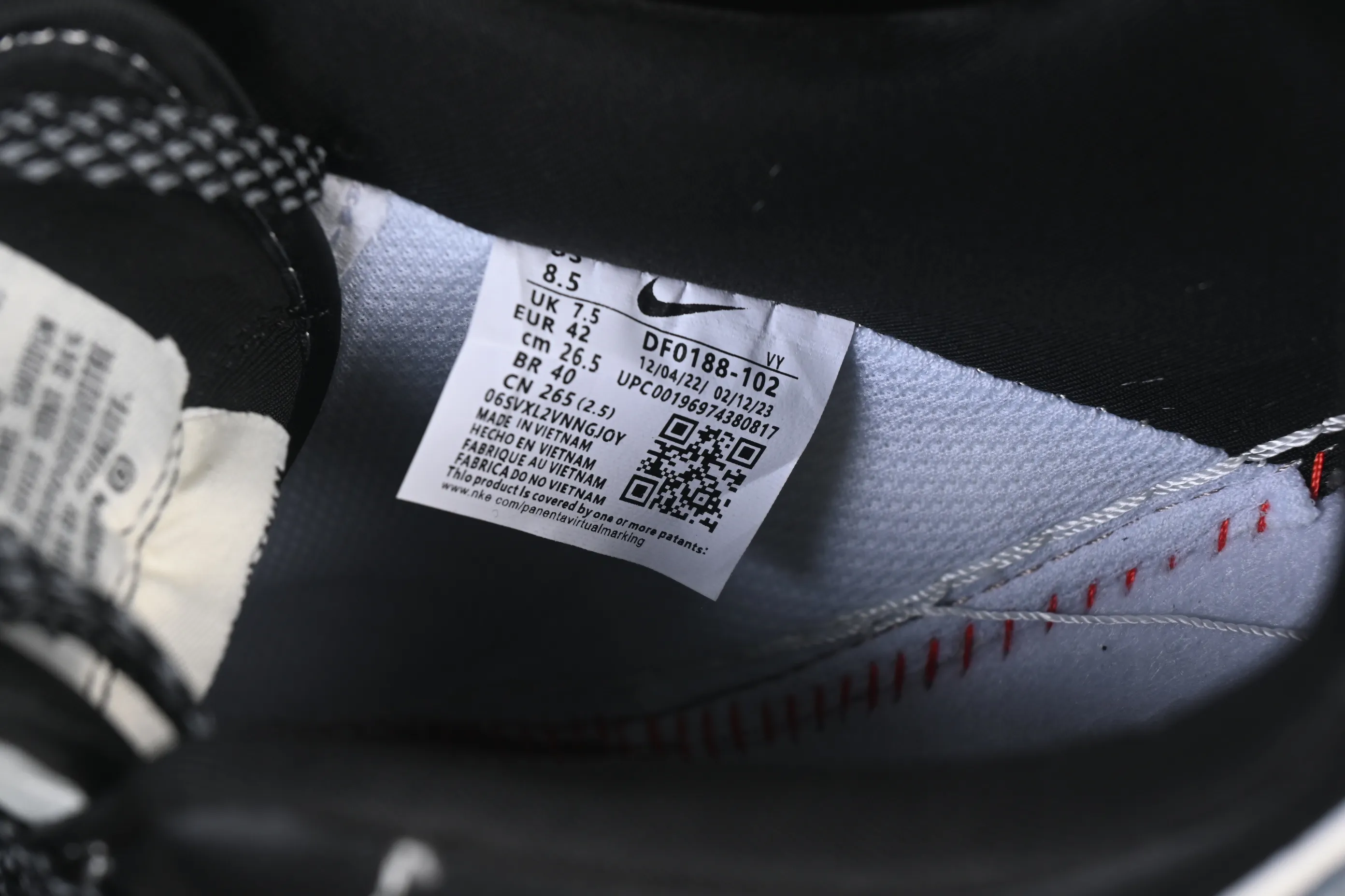 All categories Nk Air Force 1 Air Force series Nk Air Force 1 Low Air Force low-top Nike Air Force 1'07 Low Stusi co-branded beige gray black woven label Air Force 1 low-top casual sneakers DF0188-102